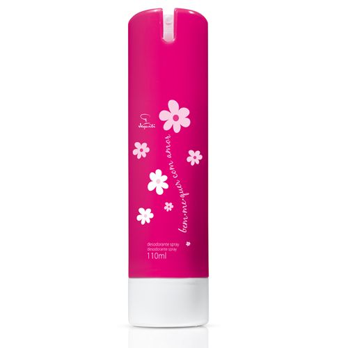 Desodorante Spray Feminino Bem-Me-Quer com Amor, 110ml