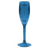 Taça de Acrílico para Champagne Azul
