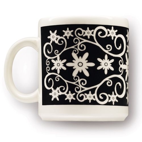 Caneca Floral Tribal