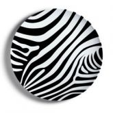 Prato de Bolo Zebra