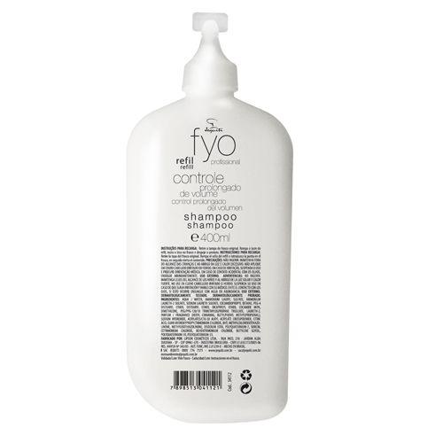 Refil Shampoo Jequiti fyo profissional Controle 400ml