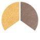 Color Trend Duo de Sombras 3 g ;	44714 Dourado/Marrom