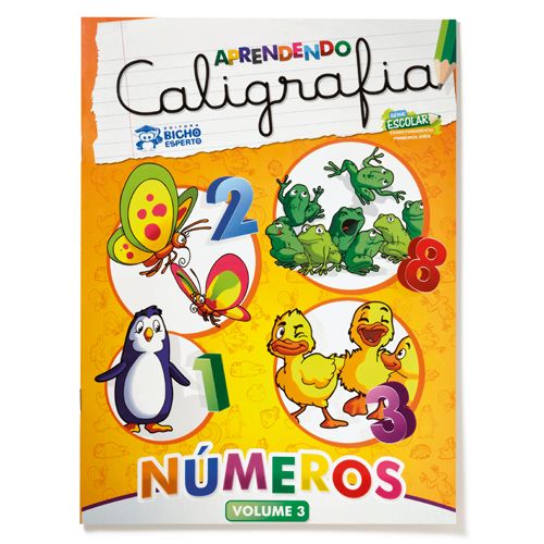 Livro Aprendendo Caligrafia - Números